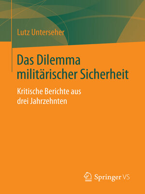 cover image of Das Dilemma militärischer Sicherheit